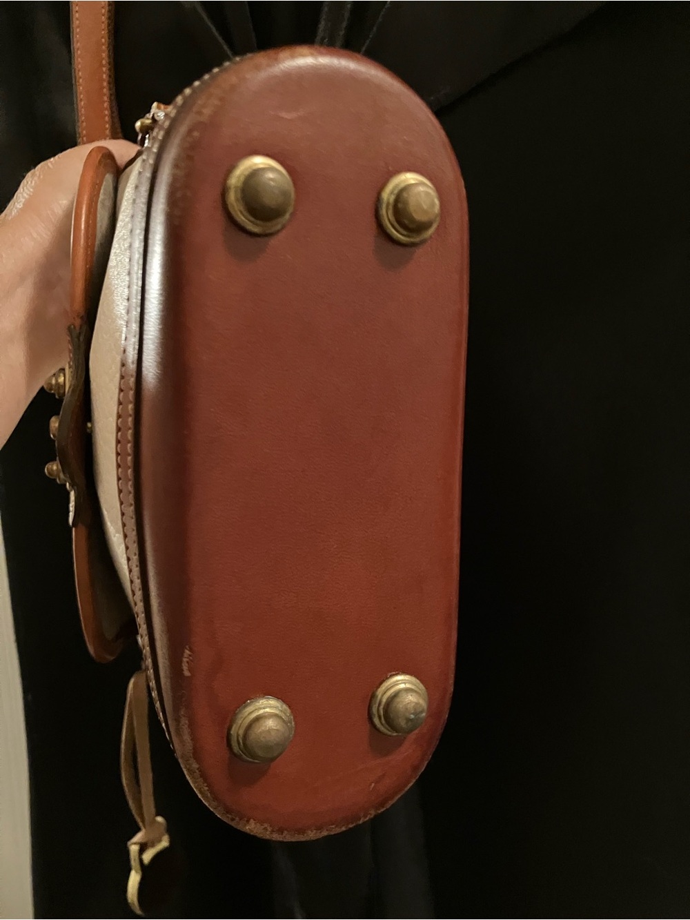 RARE Dooney and Bourke R79 Mini Spectator Crossbody from the Cavalry Collection - Picture 5 of 16
